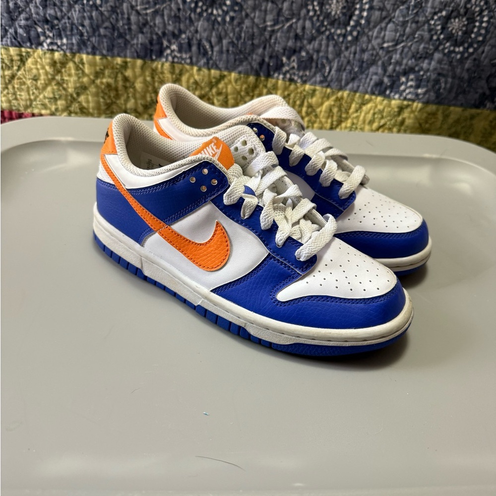 Nike Kids Sneakers in Blue and Orange